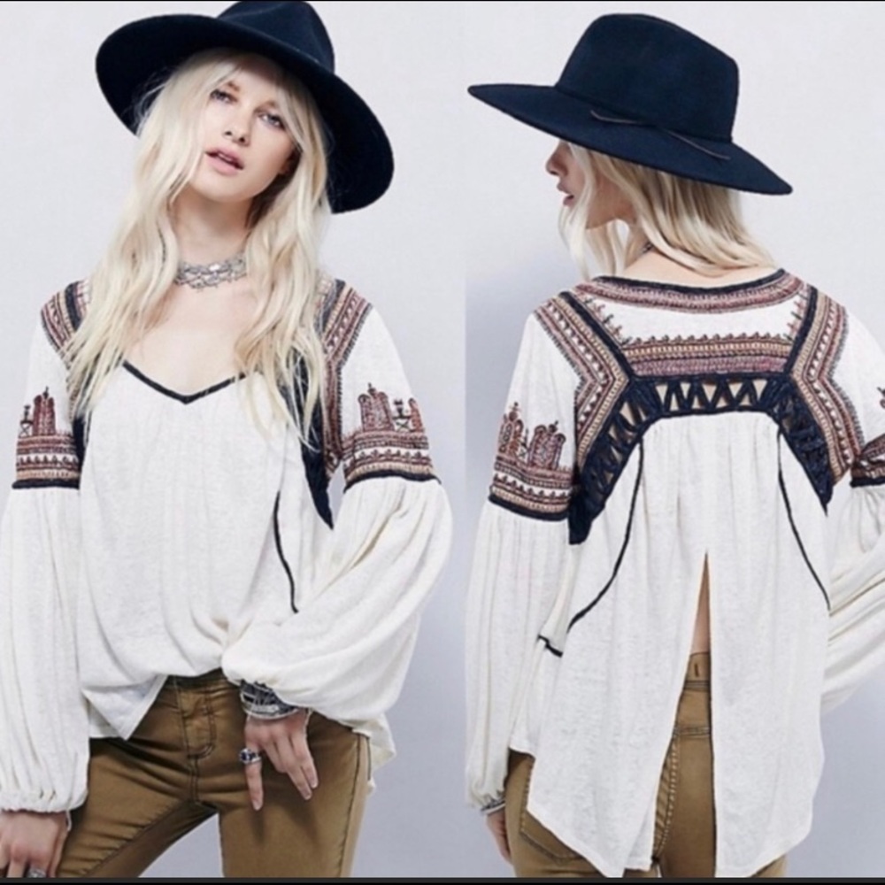 🦋Free People Boho Top